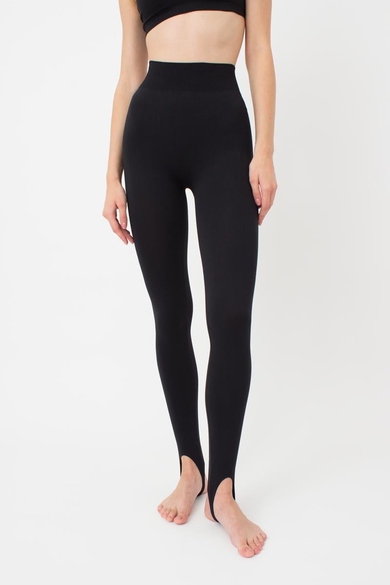 Легінси жіночі спортивні Giulia LEGGINGS STRAPS зі штрипками S/M Black (27067948)