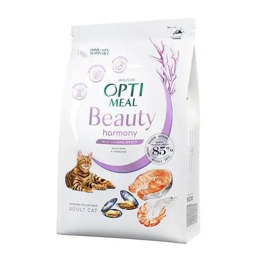 Сухой корм Optimeal Beauty Harmony развесной для кошек с мягким успокаивающим эффектом 1 кг (2301827258)