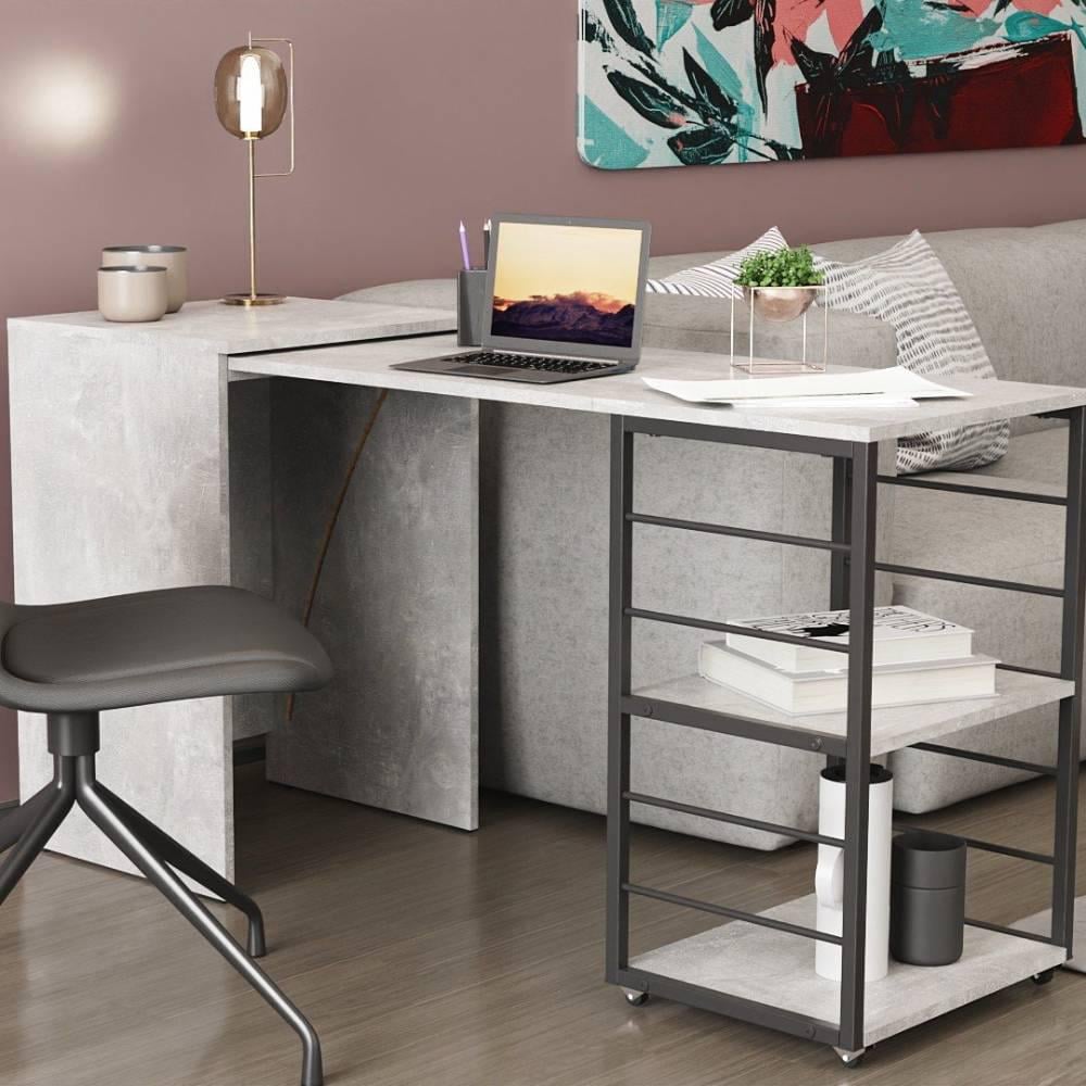 Стол-тумба трансформер Ferrum-decor Смарт 2/1 металл/ДСП 16 мм 750x1450x500 мм Черный/Белый (FRD-105095) - фото 1 Стол-тумба трансформер Ferrum-decor Смарт 2/1 металл/ДСП 16 мм 750x1450x500 мм Черный/Белый (FRD-105095) - фото 1