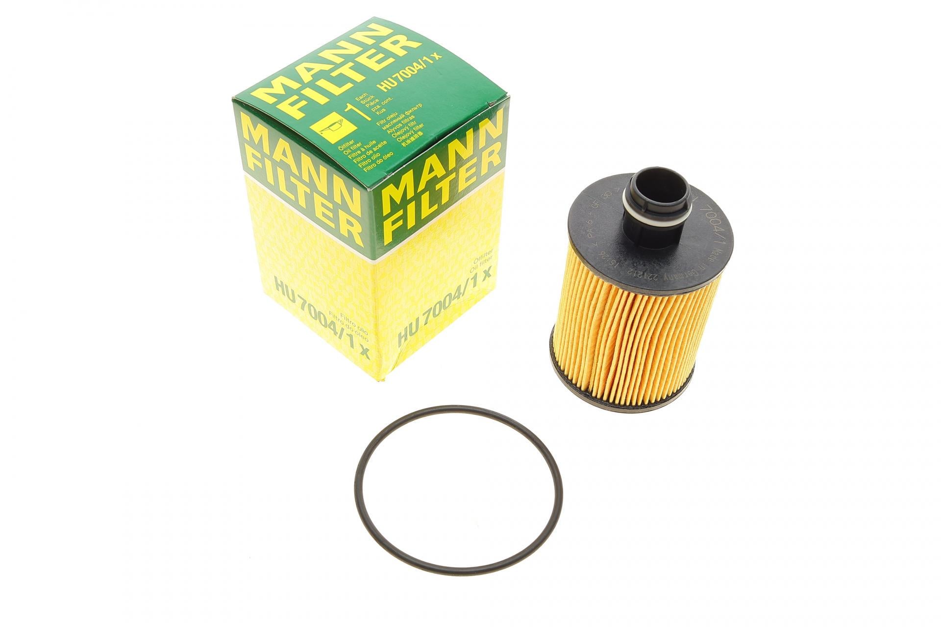 Фильтр масляный Mann-Filter для Opel Astra/Insignia 2,0CDTi/Combo 1,3-2,0CDTi 10- (HU 7004/1 X)