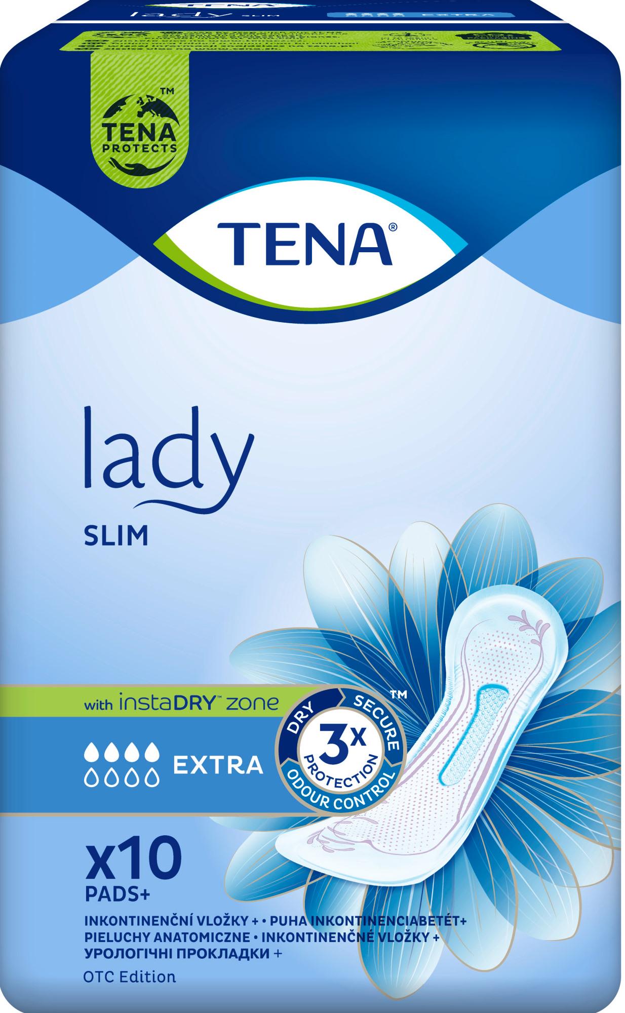 Урологические прокладки Тена Lady Slim Extra 4к 10 шт. (12516)