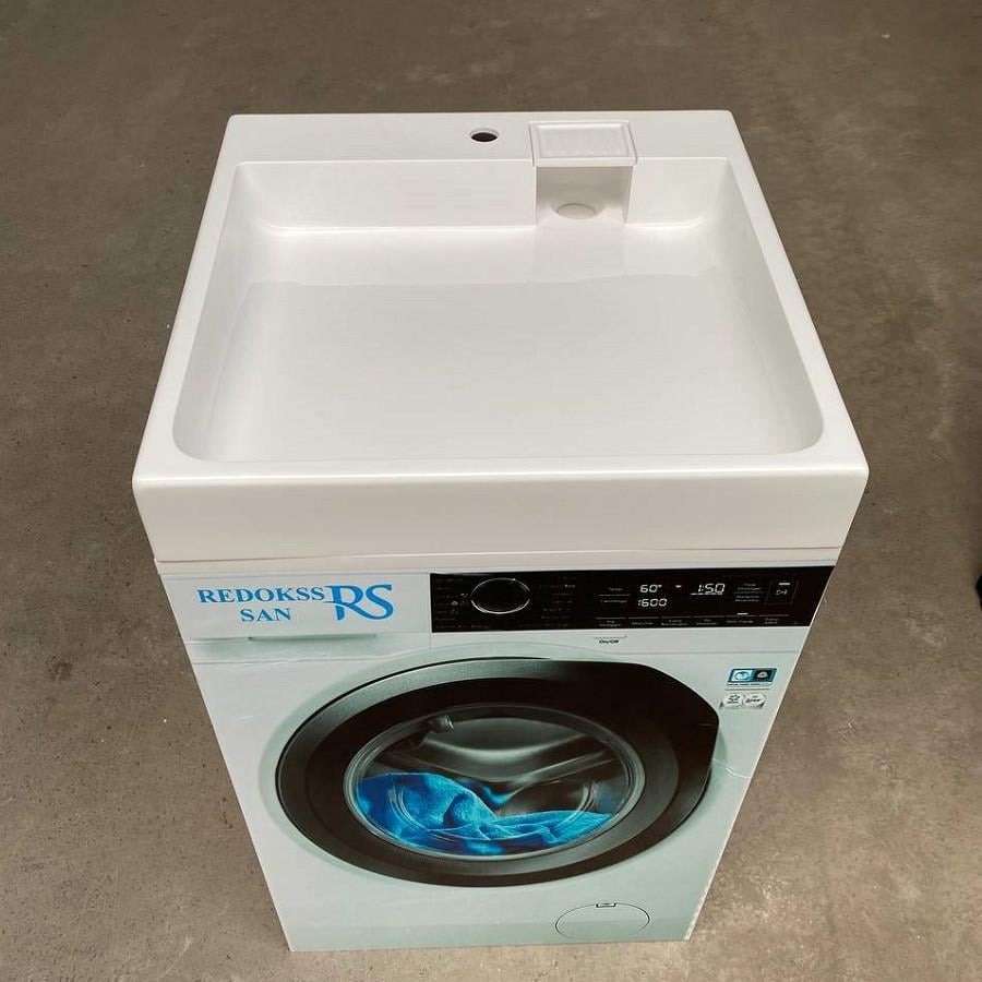 Умивальник на пральну машину акриловий Redokss San DEYMOS 60х55 см - фото 6 Умивальник на пральну машину акриловий Redokss San DEYMOS 60х55 см - фото 6