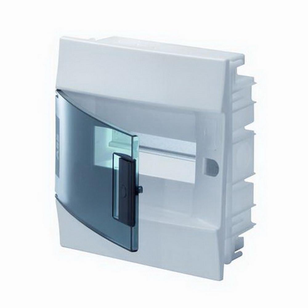 Бокс внутрішній пластиковий ABB Mistral на 8 модулів з клемою (1SLM004101A1202)
