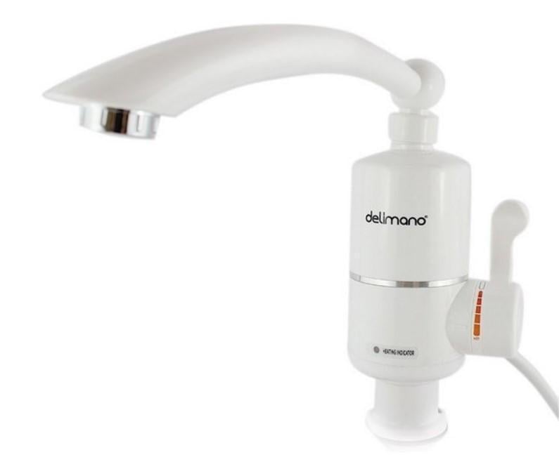 Проточный водонагреватель Delimano RX-005-1 без экрана Белый (14-14-15013)