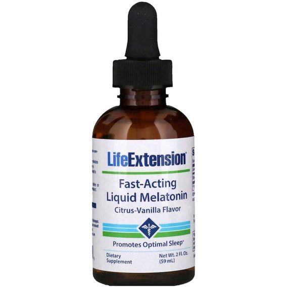 Мелатонин для сна Life Extension Fast-Acting Liquid Melatonin 2 ун. 59 мл (LEX22342)