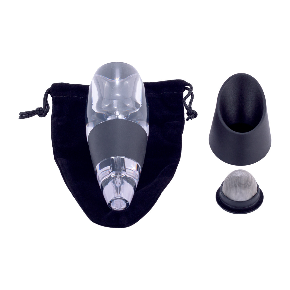 Декантер Kamille с фи льтром и подставкой (KM-7798) - фото 6