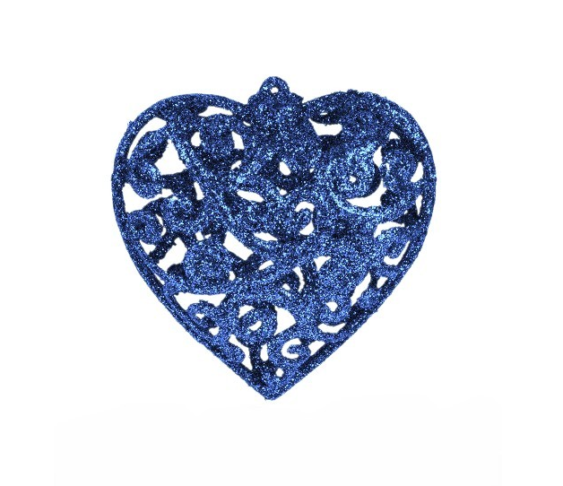 Елочные новогодние шарики МАГІЧНА-НОВОРІЧНАЯ 9644 10 см 3 шт. Синий (31330708)