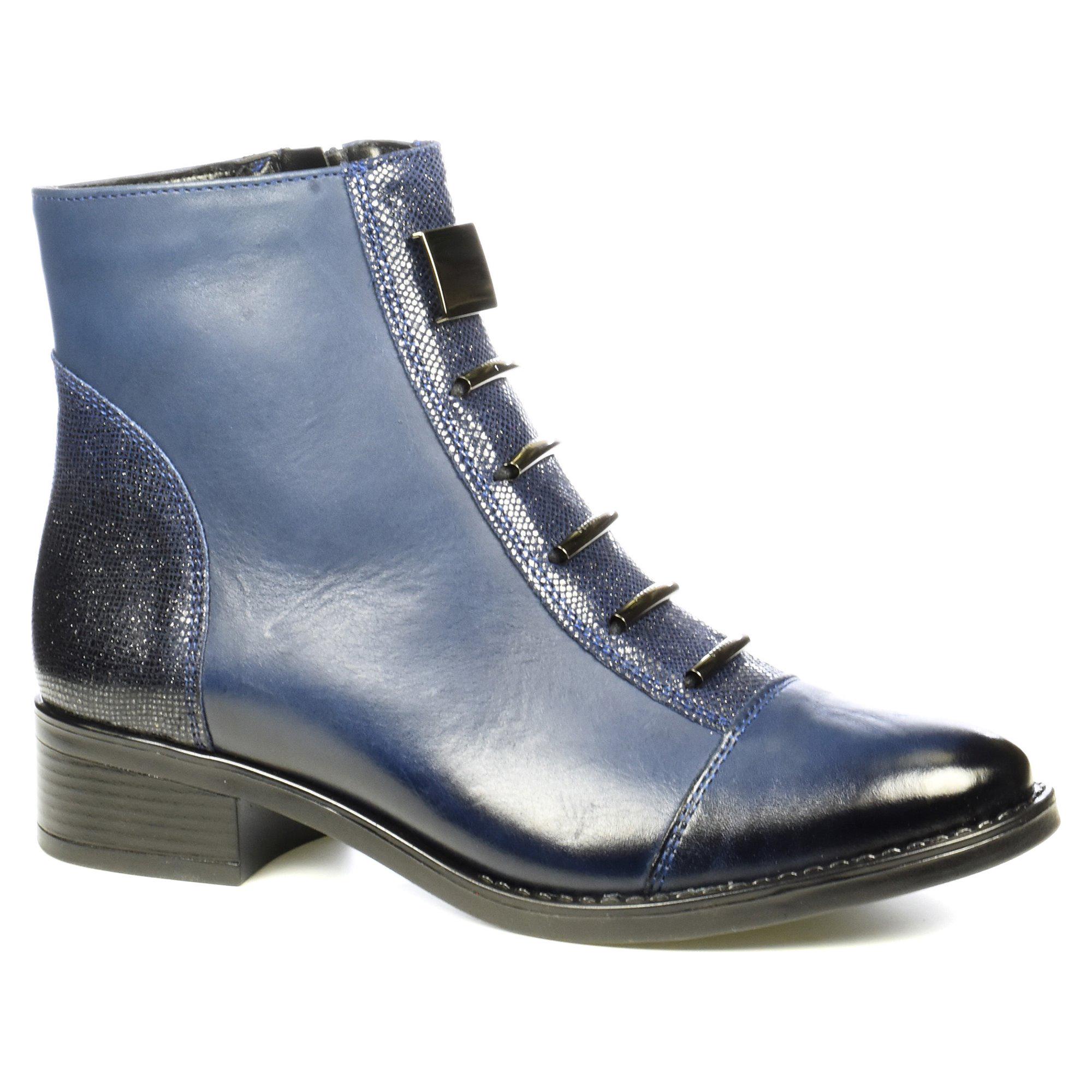 Ботинки осенние женские Contes р. 37 Гранатовый/Синий (05309-37)