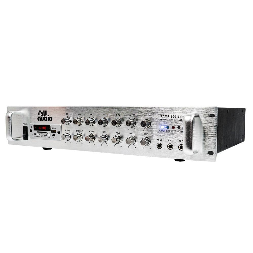 Підсилювач потужності трансляційний 4all Audio PAMP-500-5Zi Amplifier 500W 5-Zone - фото 3