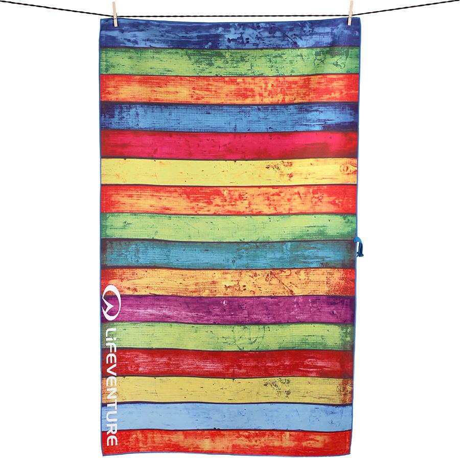 Рушник Lifeventure Soft Fibre Printed Striped Planks Giant (52425) - фото 1