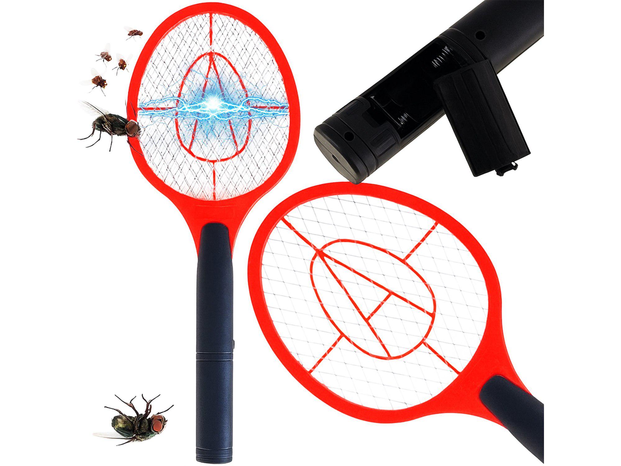 Мухобійка-ракетка електрична Annihilator від комарів і мух на батарейках Червоний (7G-F-7432R) - фото 7 Мухобійка-ракетка електрична Annihilator від комарів і мух на батарейках Червоний (7G-F-7432R) - фото 7