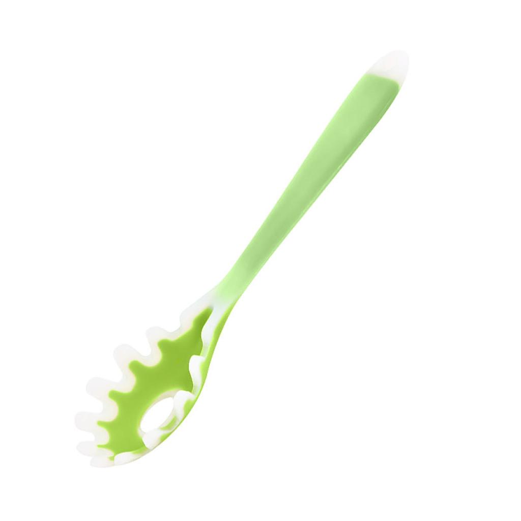 Лопатка силиконовая Lesko 2019 для спагетти 28,8 см Green (1378577)