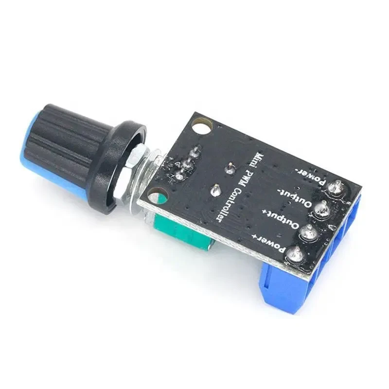 Регулятор скорости мотора Шим DC mini PWM оборотов 0-99% 5-16В 10А - фото 4