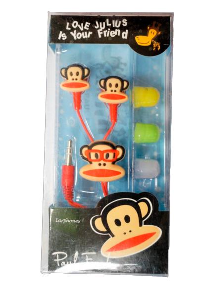 Наушники Optima Mp3 Paul Frank 3,5 мм - фото 1