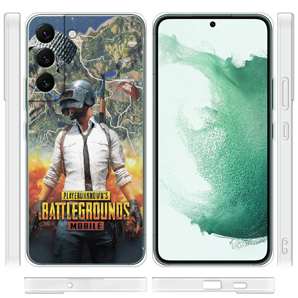 Чохол BoxFace Samsung Galaxy S22 (S901) PUBG Mobile Прозорий силікон (44180-up2309-44180) - фото 3