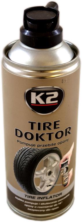 Засіб для аварійної вулканізації K2 Tire Doktor 400 мл (000026658) - фото 4