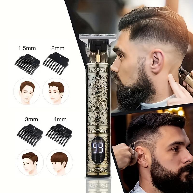 Тример для стрижки T9 LCD HAIR CLIPPER акумуляторний 5 Вт (367) - фото 2