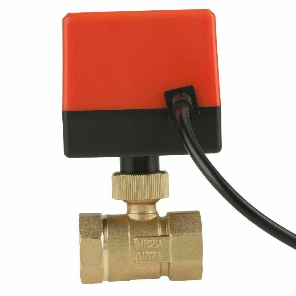 Клапан моторизований латунний кульовий 220В 3/4" - фото 2 Клапан моторизований латунний кульовий 220В 3/4" - фото 2