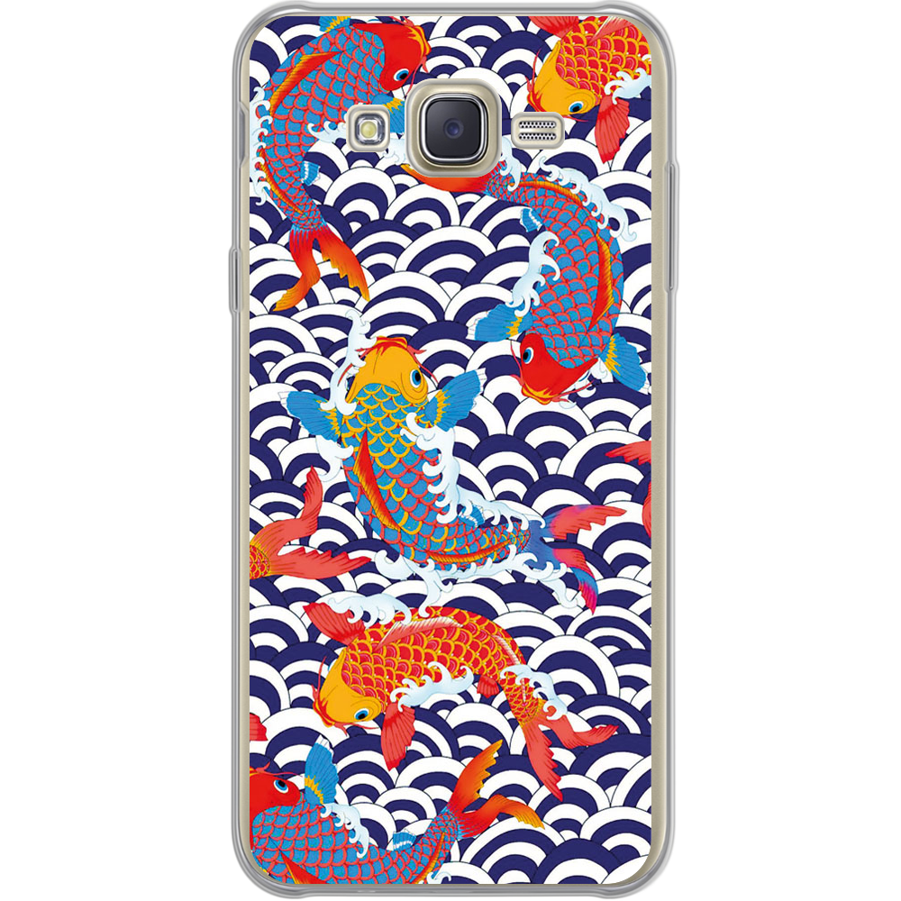 Чохол BoxFace Samsung J700H Galaxy J7 Koi Fish Прозорий силікон (24496-up2477-24496)