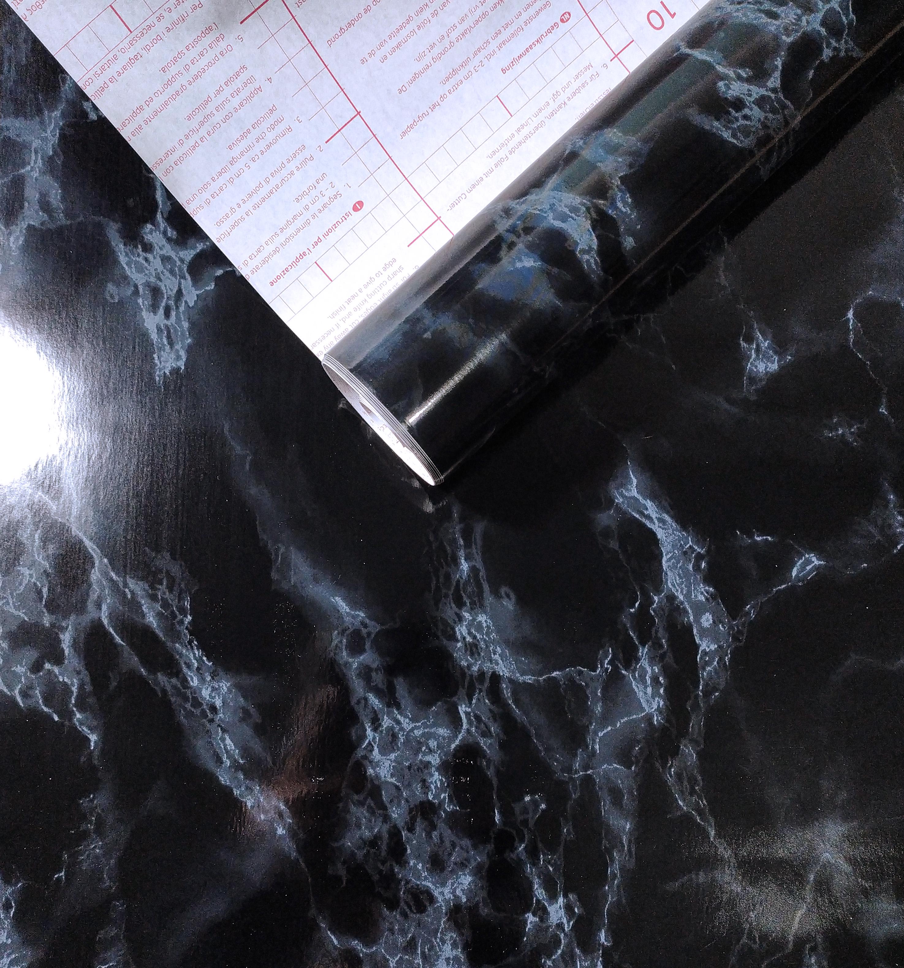 Самоклеющаяся пленка d-c-fix 200-8075 0,675 м Черный мрамор (d-c-fix 200-8075)