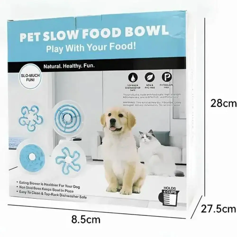 Миска годівниця Pet Slow Food Bowl для повільного годування собак (29370064) - фото 9 Миска годівниця Pet Slow Food Bowl для повільного годування собак (29370064) - фото 9