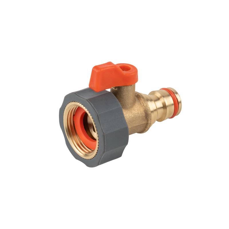 Адаптер с внутренней резьбой с запорным краном 3/4" Brass Soft (BR-S2230)