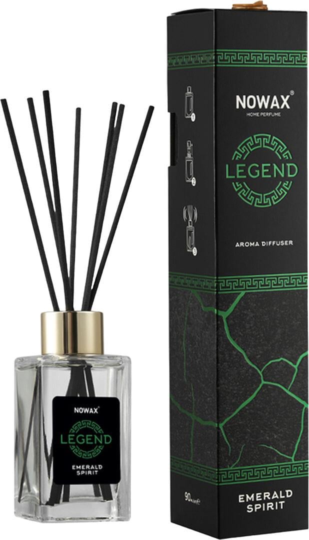 Ароматизатор Nowax Legend Emerald Spirit жидкий в банке 90 мл (NX91696)