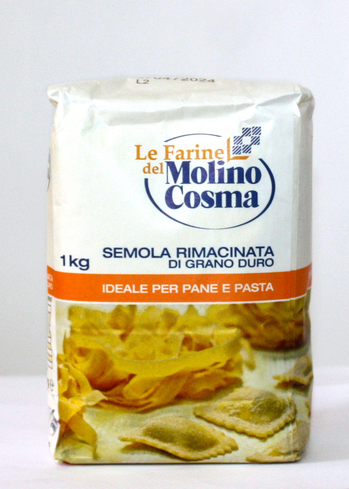 Борошно La Farinel del Molina Cosma Semola rimacinata di grano duro 1 кг (4)