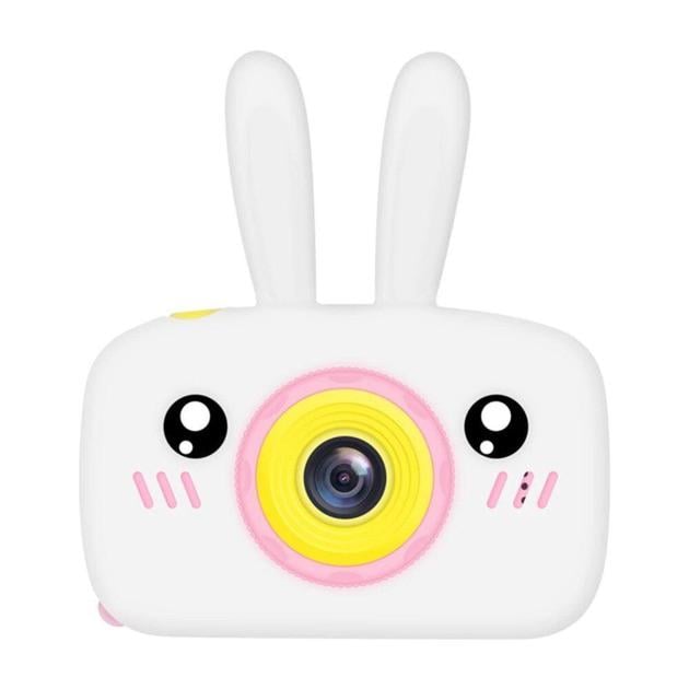 Фотокамера детская Baby Photo Camera Rabbit FullHD/20Мп White