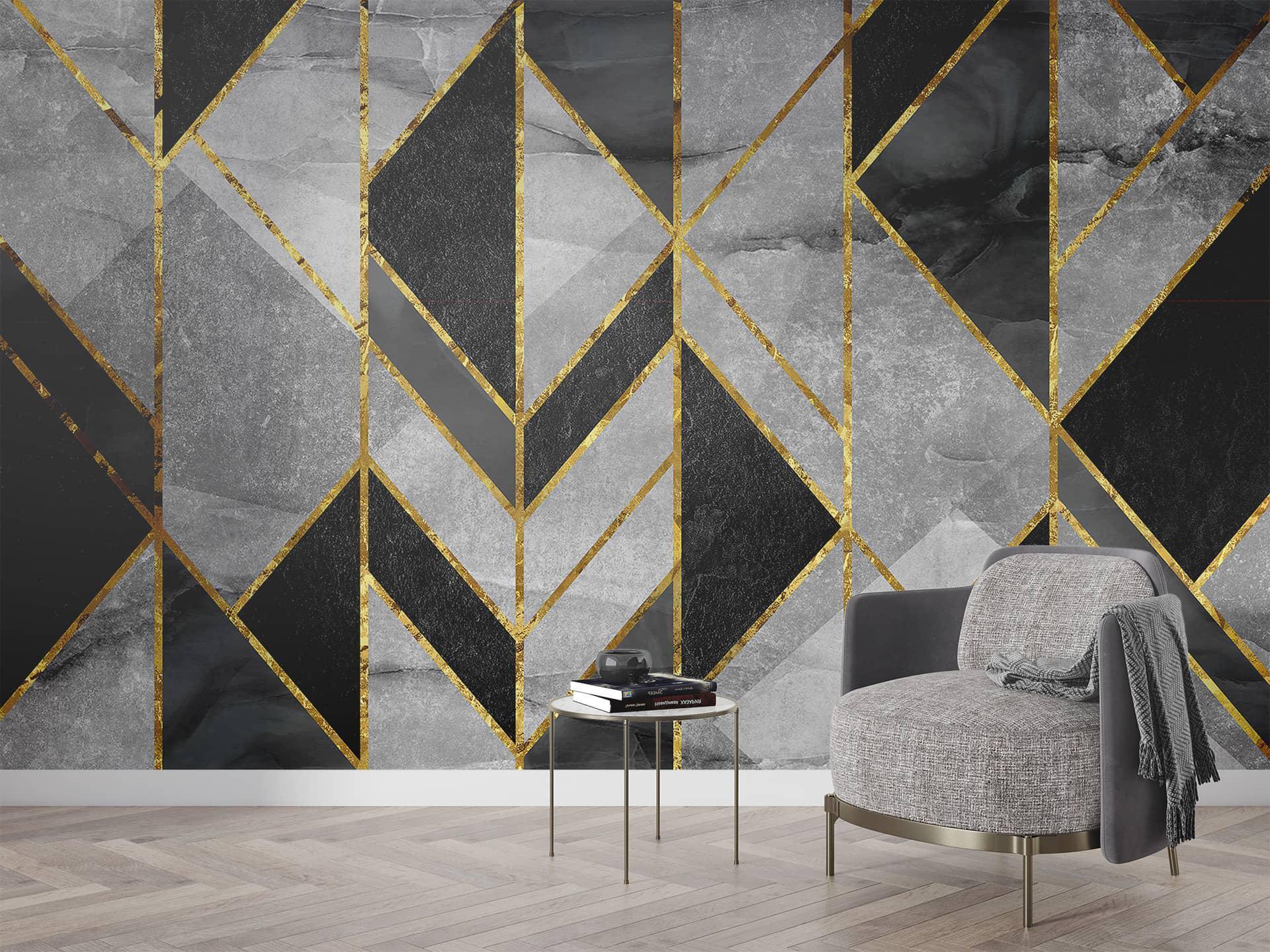Фотообои флизелиновые Styleo Print-walls Золотая формула 0555 350х270 см (Pw-0555/3)