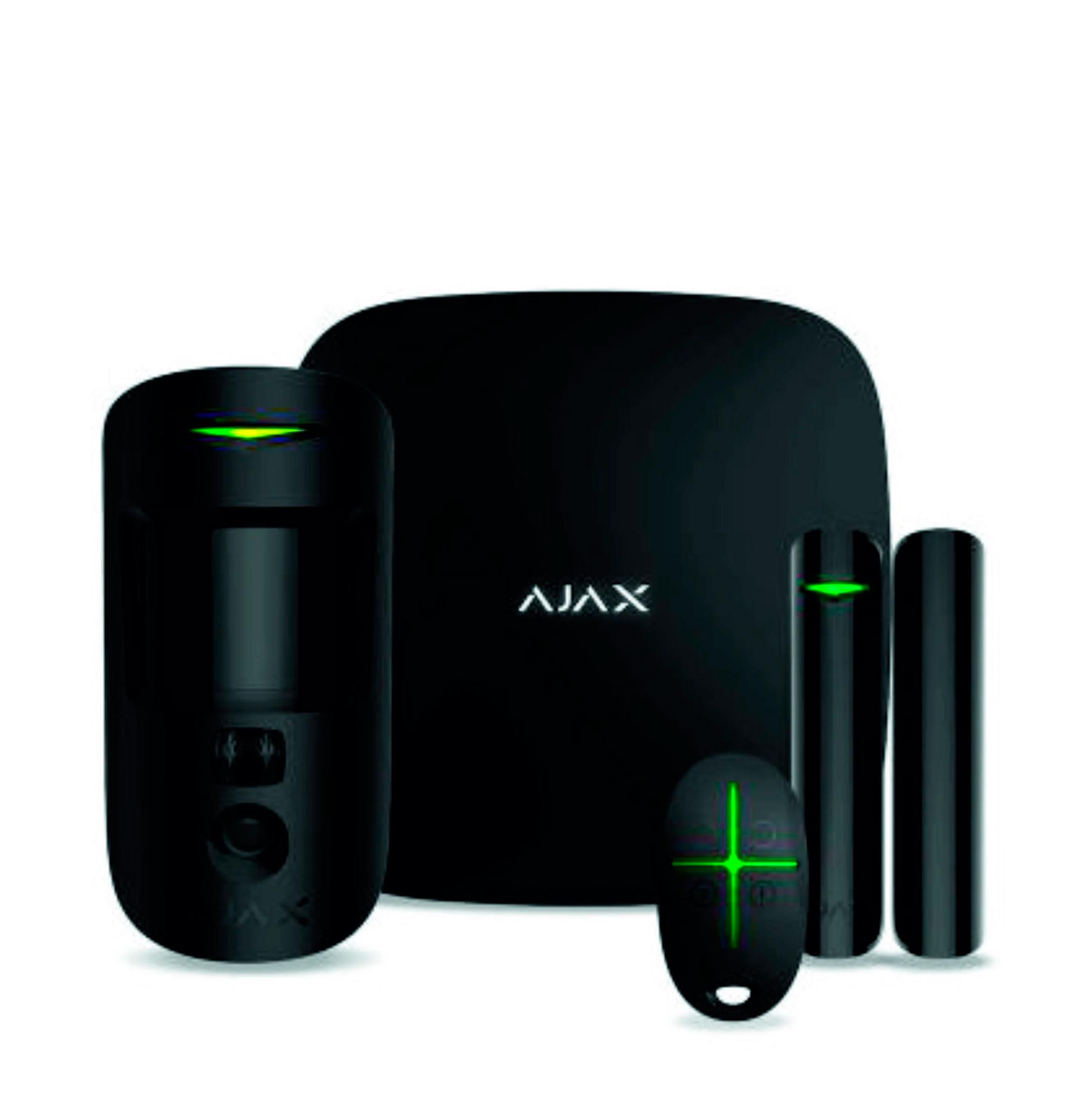 Комплект сигналізації Ajax StarterKit Cam Plus Black (99-00003363)