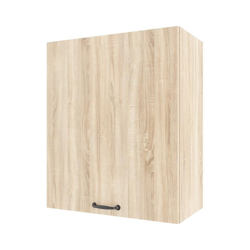 Шкаф навесной верхний для посуды 600х317х718 мм Дуб Сонома (H-20)