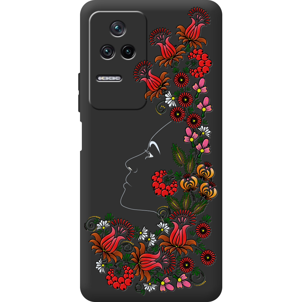 Чохол BoxFace Xiaomi Poco F4 3D Ukrainian Muse Чорний силікон (44474-bk64-44484)