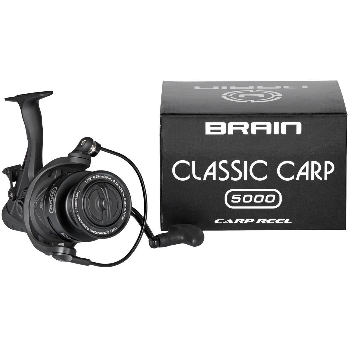 Котушка Brain Classic Carp Baitrunner 4000 4+1BB 5.0:1 Screw Handle (1459981931) - фото 5