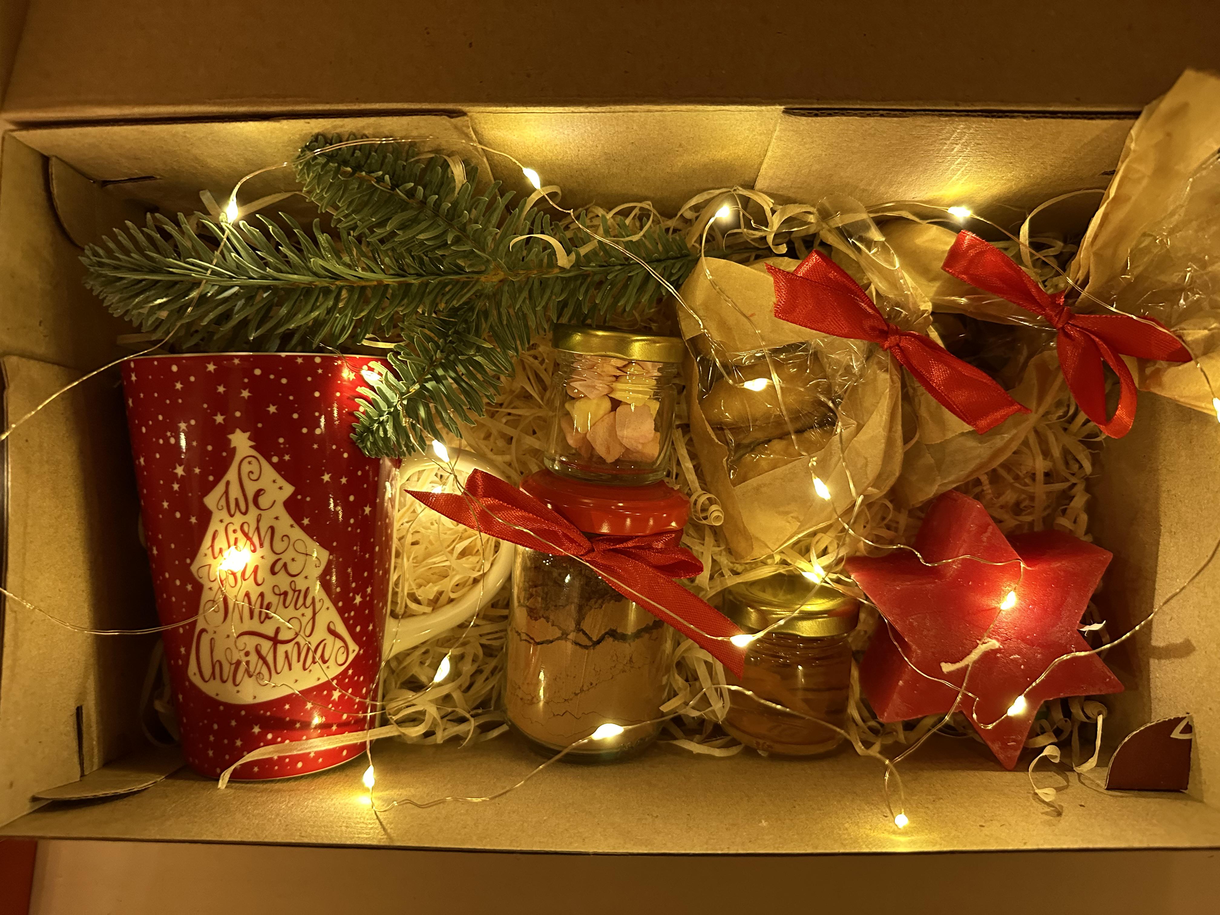 Набір новорічний з какао/маршмеллоу та смаколиками (13529426) - фото 3 Набір новорічний з какао/маршмеллоу та смаколиками (13529426) - фото 3