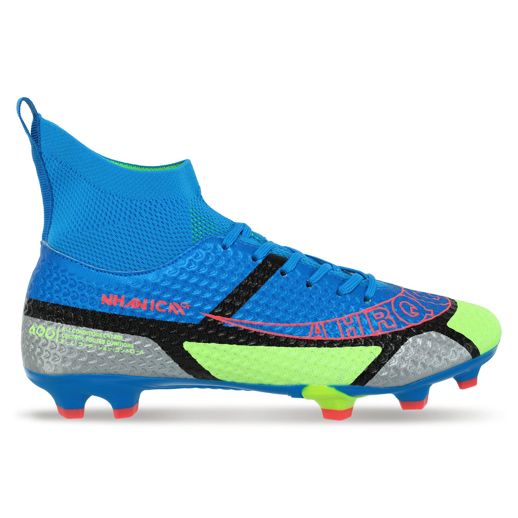 Бутсы футбольные CR7 р. 39 Синий/Салатовый (OB-229-1)