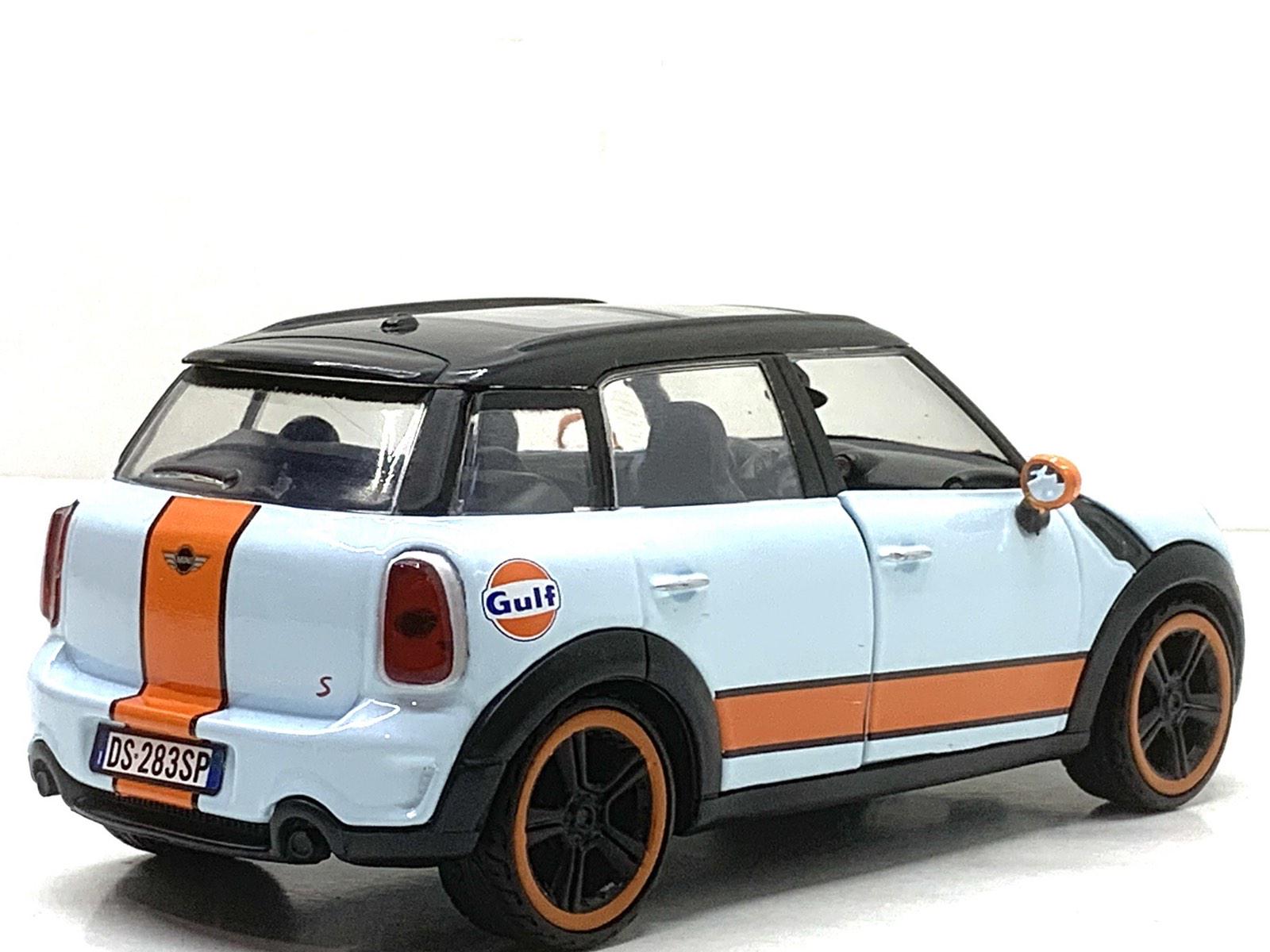 Машина иннерционная АвтоСвіт MINI COOPER 1:24 открываются двери и капот 17 см Голубой (AP-1899) - фото 2