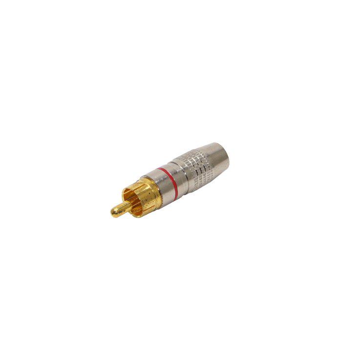 Штекер RCA 1 полоса Красный (A153040)