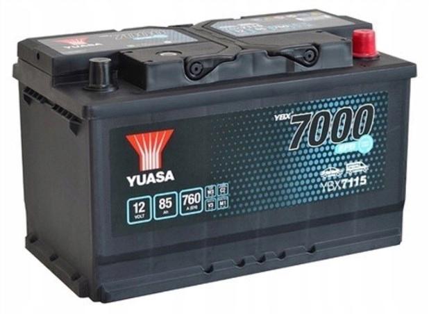 Акумулятор Yuasa YBX7115 EFB Start Stop Battery 12 V 85 Ah 760 A