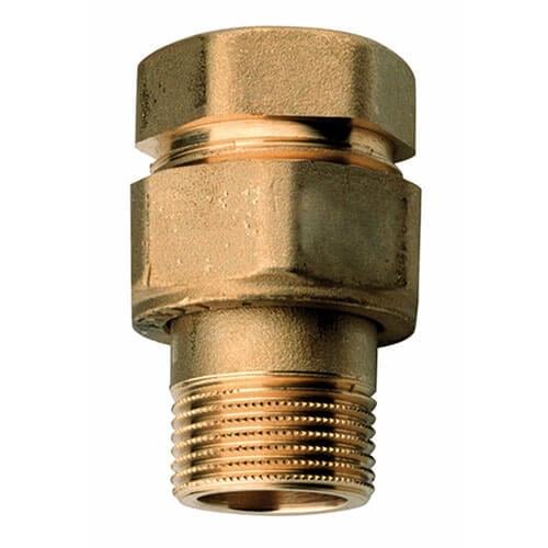 Сгон американка прямой Pattaroni 3/4" ЗВ конус Желтый (AKV-F18R003)