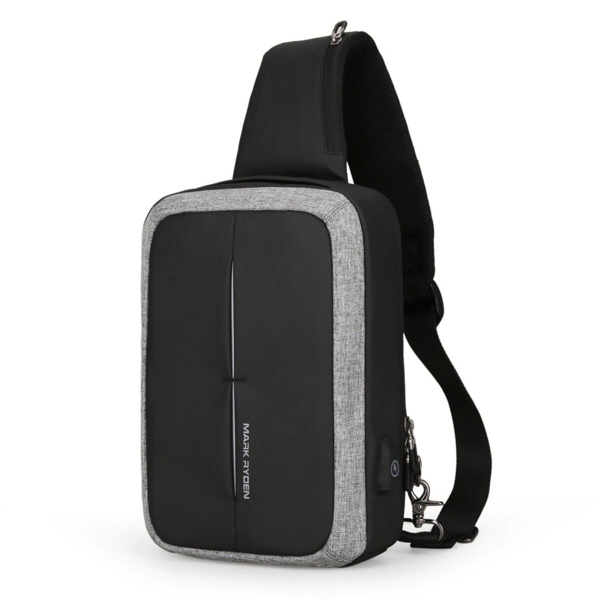 Рюкзак з однією лямкою MARK RYDEN MR7011 з USB 5,5 л Сірий (MR7011-11-2499UA)