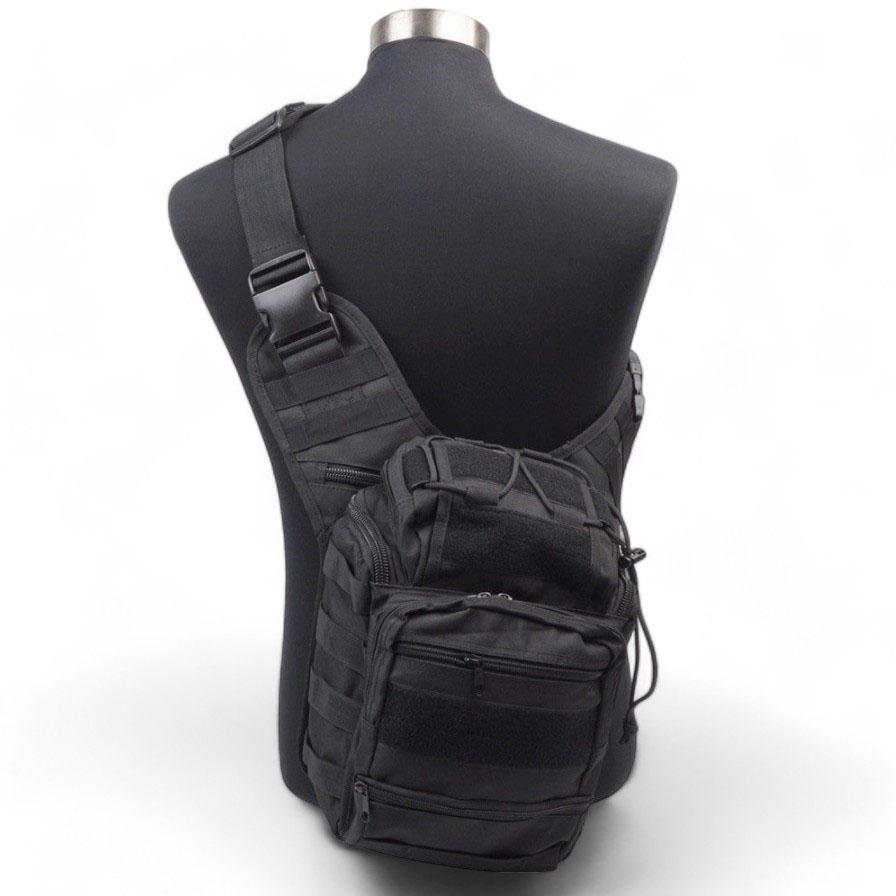 Сумка военная через плечо Черный (457026) - фото 26 Сумка военная через плечо Черный (457026) - фото 26