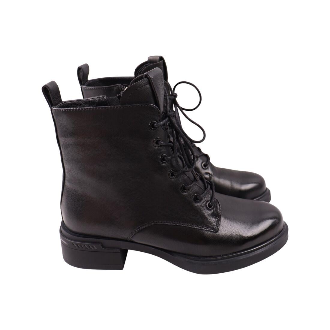 Ботинки женские Selliveno натуральная кожа р. 37 Черный (21-23DHC)