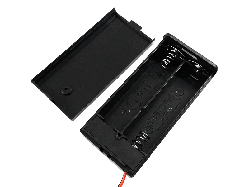 Отсек батарейный TCOM 2 x АА с крышкой и переключателем ON-OFF с проводами (1-0975) - фото 4 Отсек батарейный TCOM 2 x АА с крышкой и переключателем ON-OFF с проводами (1-0975) - фото 4