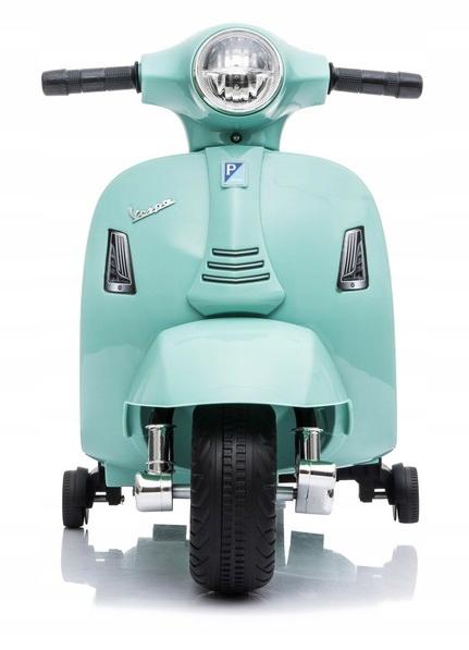 Детский электрический скутер Bobo-San Vespa H1 аккумуляторный со световыми и звуковыми эффектами Мятный - фото 2