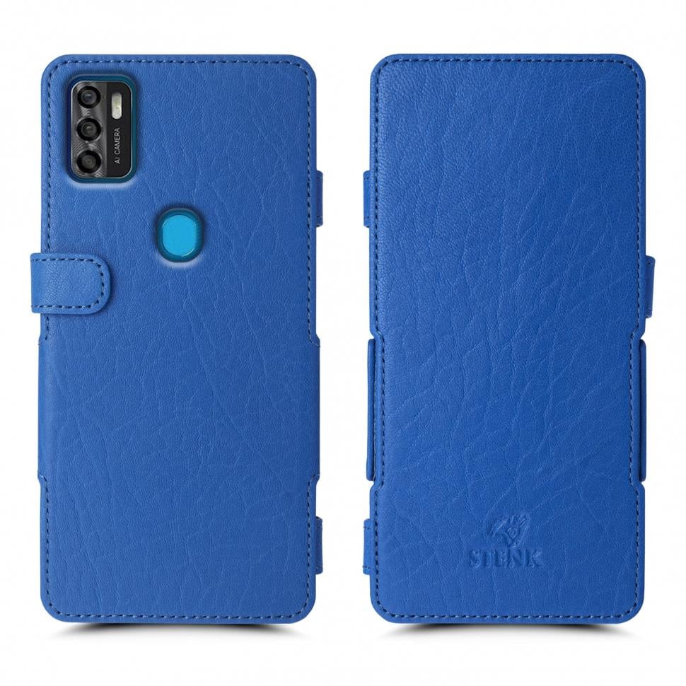 Чехол книжка Stenk Prime для ZTE Blade A7s (2020) Ярко синий (68201)