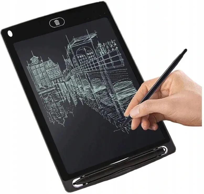 Графічний планшет кольоровий Writing Tablet для малювання 12" Білий (000409) - фото 4