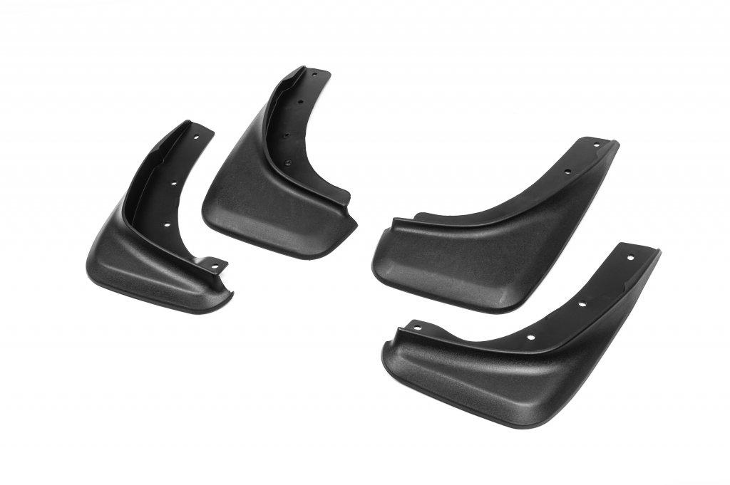 Брызговики Premium 2008-2012 Dongmart для Volvo S40 2004-2012 гг. резинопластик Черный