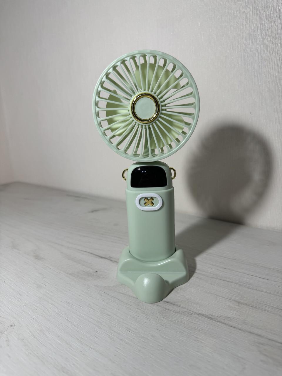 Вентилятор міні акумуляторний 5 швидкостей з підставкою для телефону 3000 mAh - фото 4 Вентилятор міні акумуляторний 5 швидкостей з підставкою для телефону 3000 mAh - фото 4