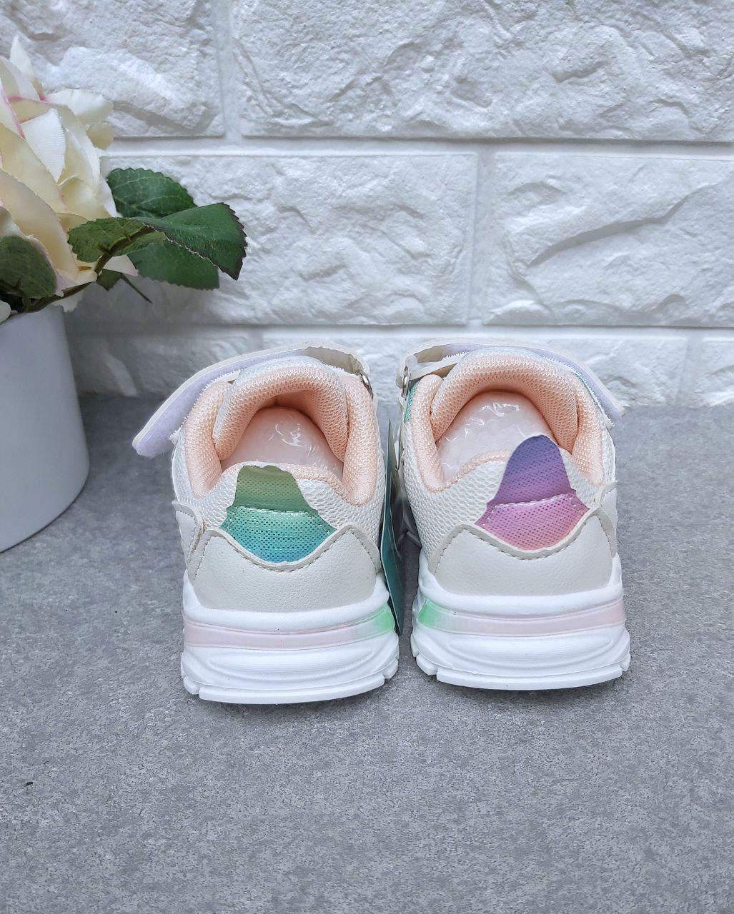 Кроссовки для девочки Paliament 1122 р. 23 14 см Белый (1122-1) - фото 3 Кроссовки для девочки Paliament 1122 р. 23 14 см Белый (1122-1) - фото 3